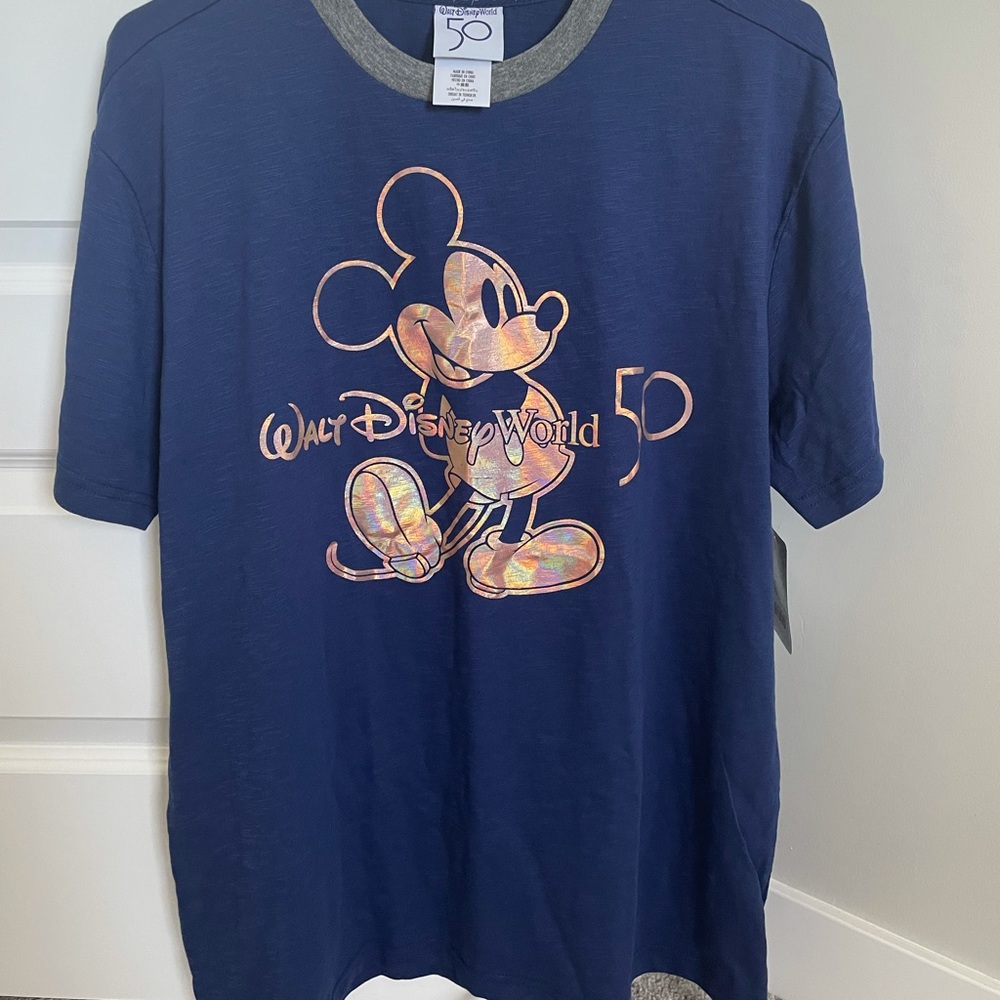 Walt Disney World 50th Celebration Tee Sz LG